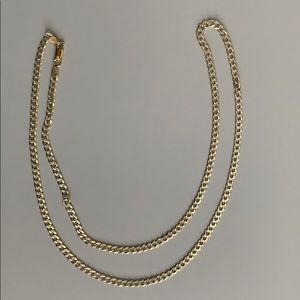 Unisex. Silver necklace